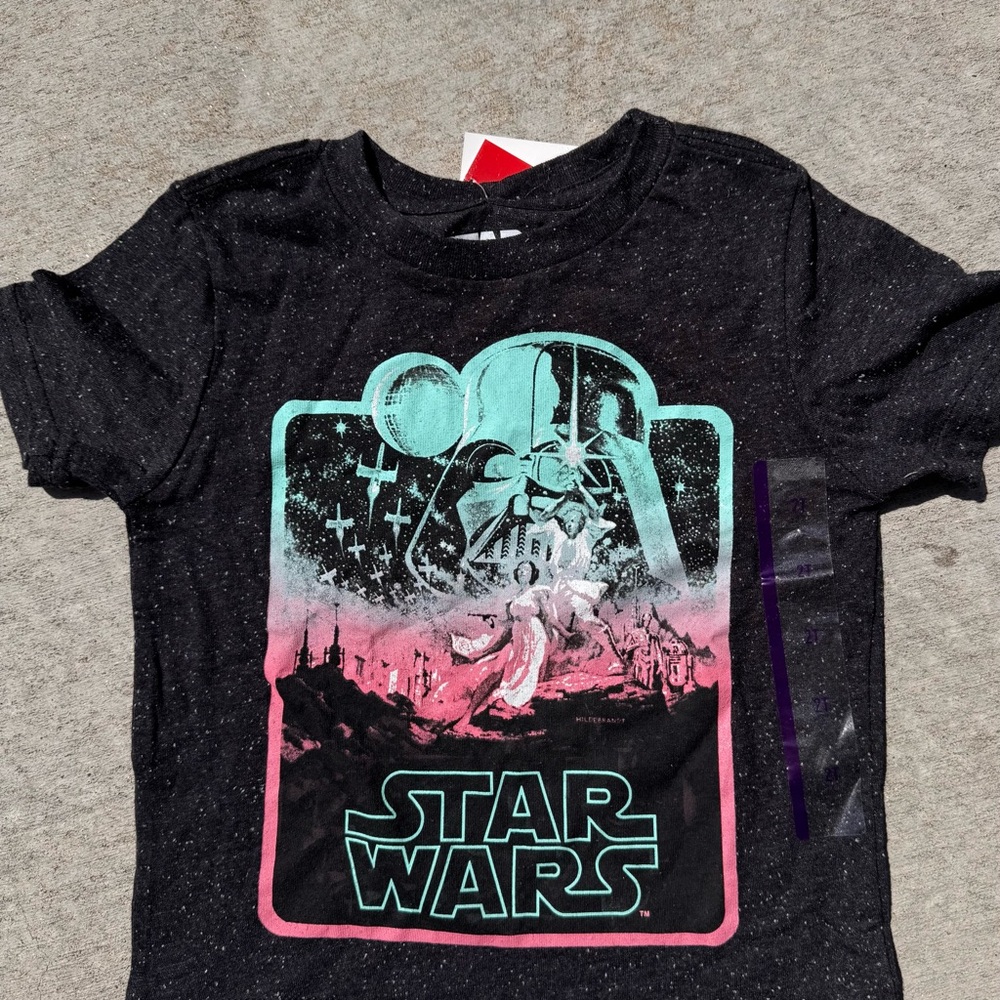 Black Star Wars Graphic T-Shirt